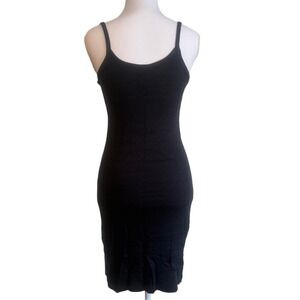THE LIMITED Dress Sz S Navy Knit Bodycon Resortwear Minimalist Chic Clean Girl